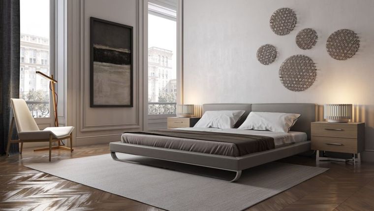 dormitorios modernos en minimalismo