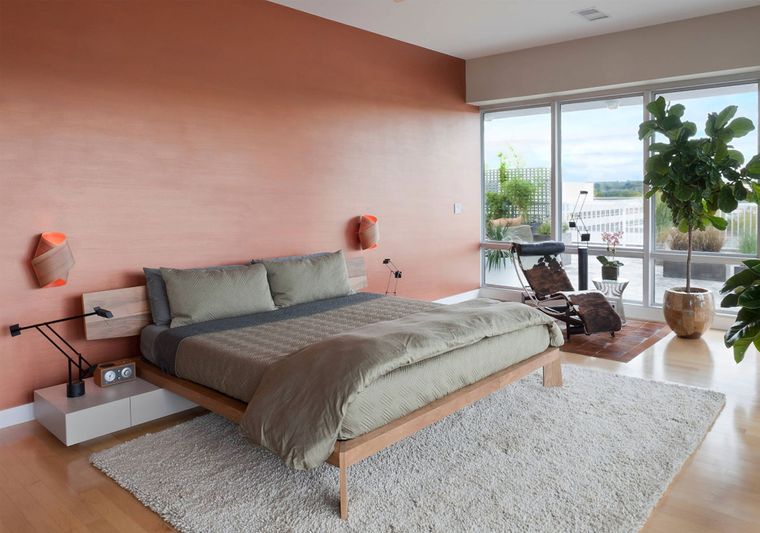 dormitorios modernos rosa