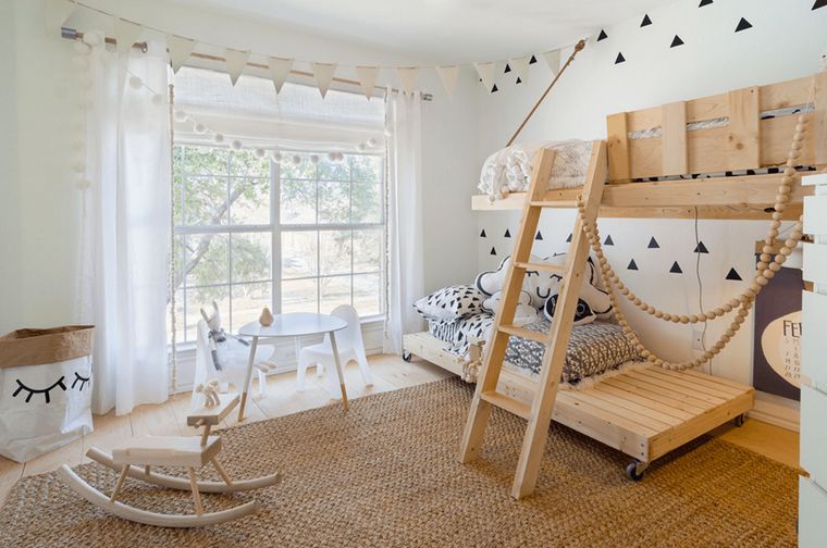 habitaciones infantiles con alfombras