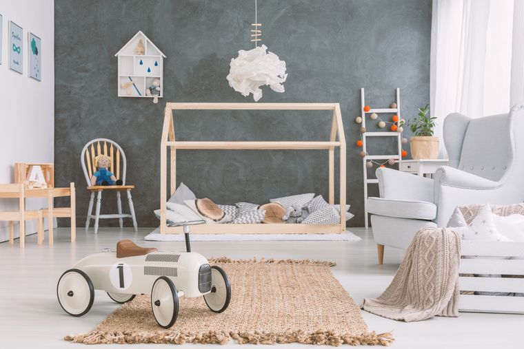 habitaciones infantiles con textura