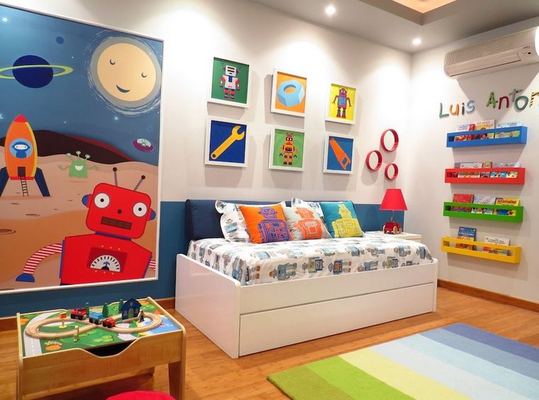 habitaciones infantiles paredes adornos