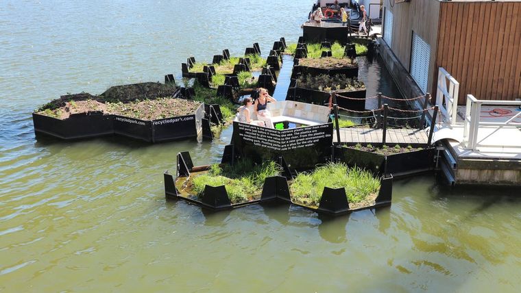 los jardines flotantes en europa