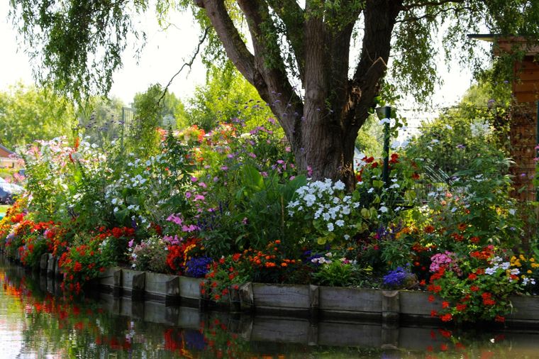los jardines flotantes naturales
