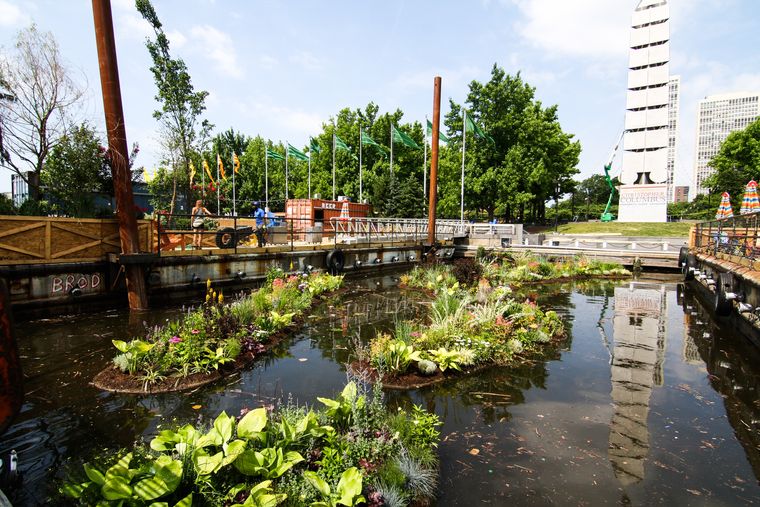 los jardines flotantes paisaje