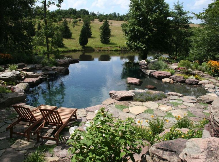 piscina natural piedra