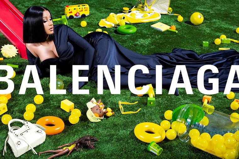 La rapera Cardi B usará mucho más Balenciaga ya que es la nueva cara de