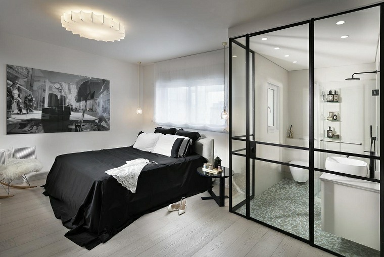 Dormitorio con baño - Lasd ventajas y desventajas de este tipo de diseño