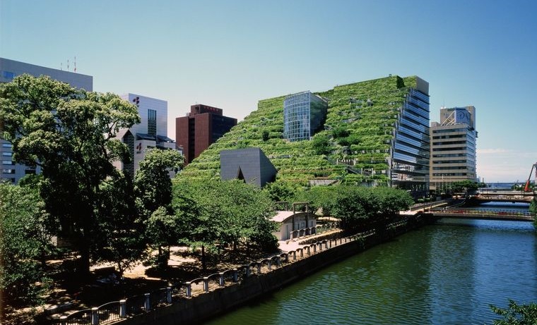 edificios ecológicos en fukuoka