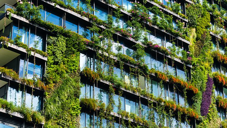 edificios ecológicos one central park vegetacion