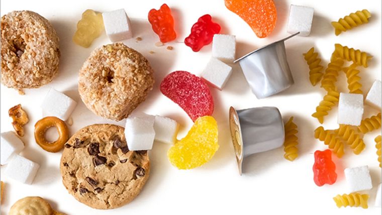 el azúcar en alimentos procesados