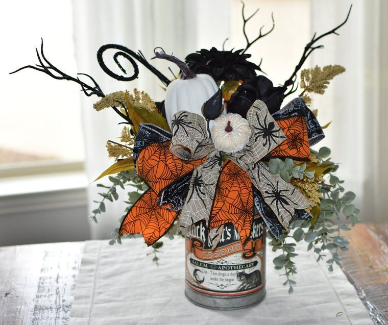 ideas para decorar florero halloween