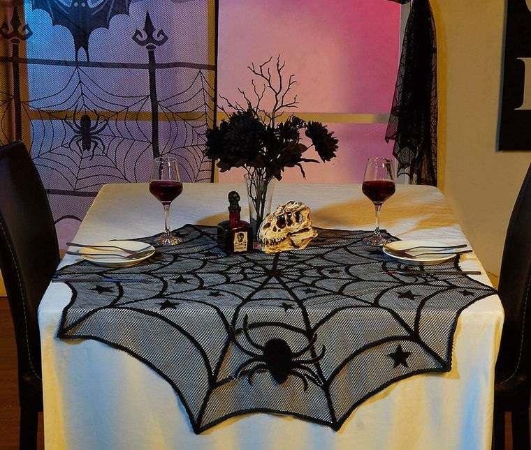 ideas para decorar pequeña mesa halloween