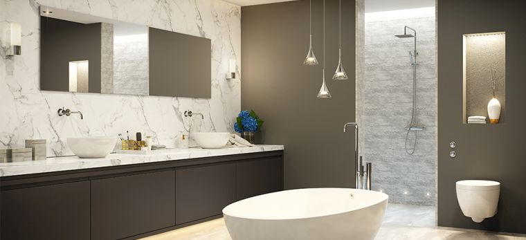 iluminación led baños