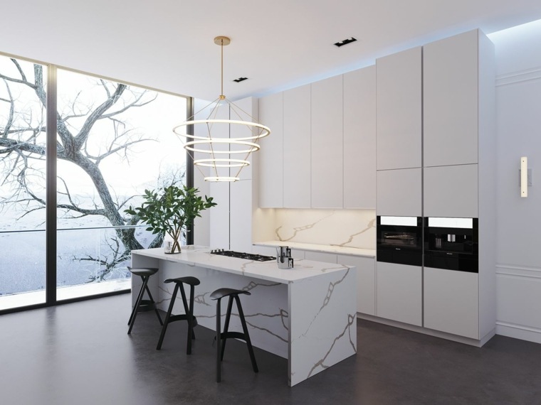 marmol-para interiores-diseno-cocina-estilo