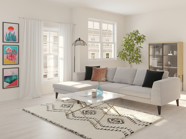 salón estilo escandinavo-diseno-blanco