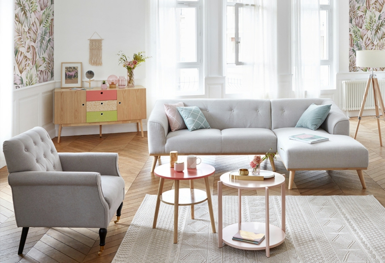 salón estilo escandinavo opciones
