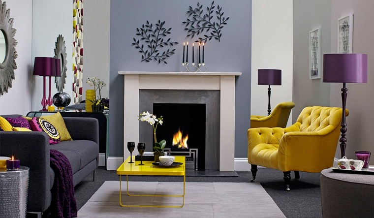 sillones modernos-color-amarillo