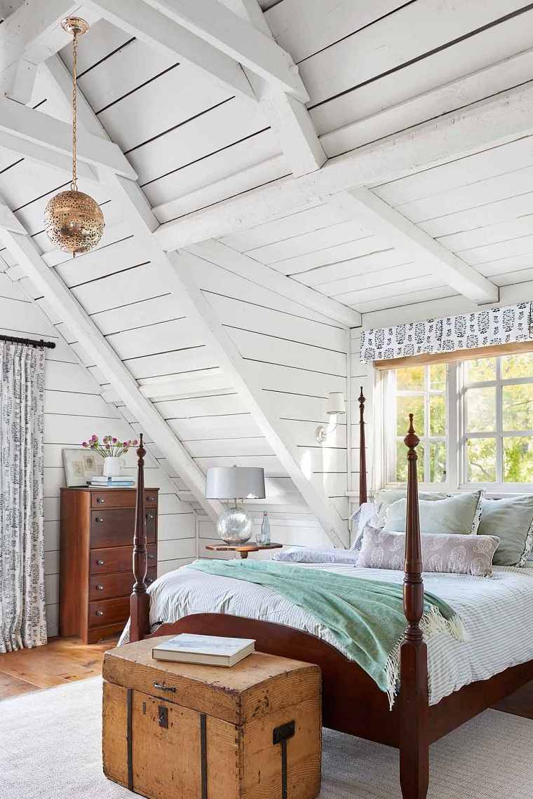 Dormitorio-blanco-y-madera-color-oscuro