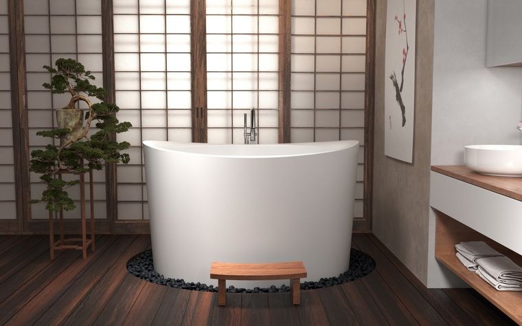 bañeras japonesas modernas