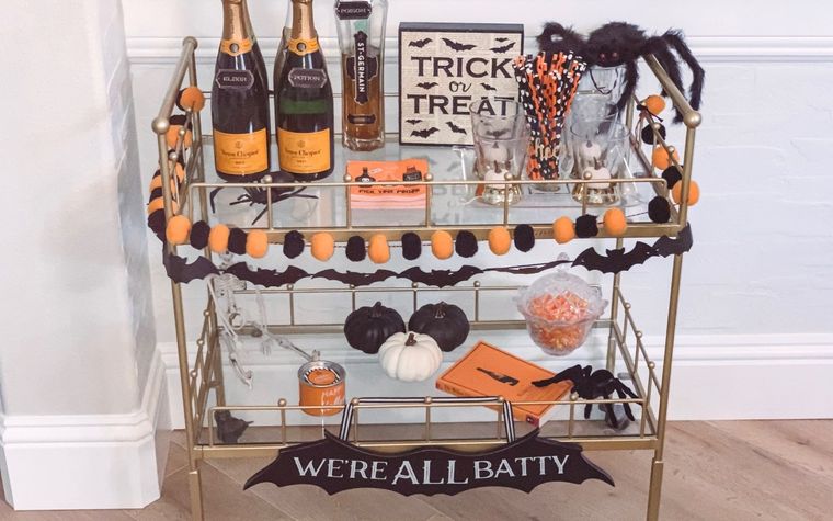 carritos de bar elementos halloween