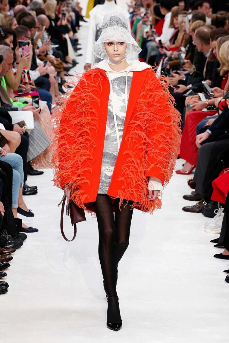 Valentino chaqueta-color-naranja-ideas