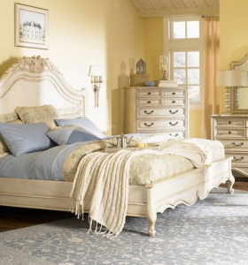 decoración vintage hermoso dormitorio