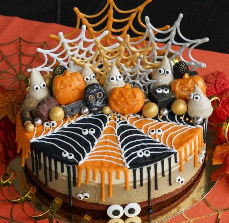 dulces tarta decoracion halloween