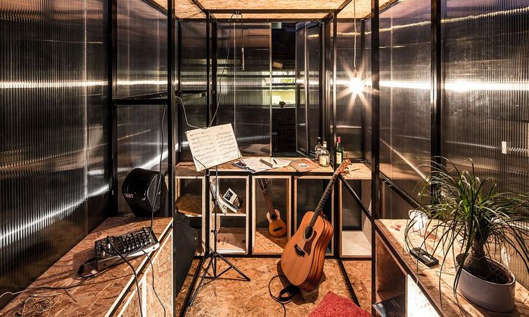 espacio de trabajo interior estudio