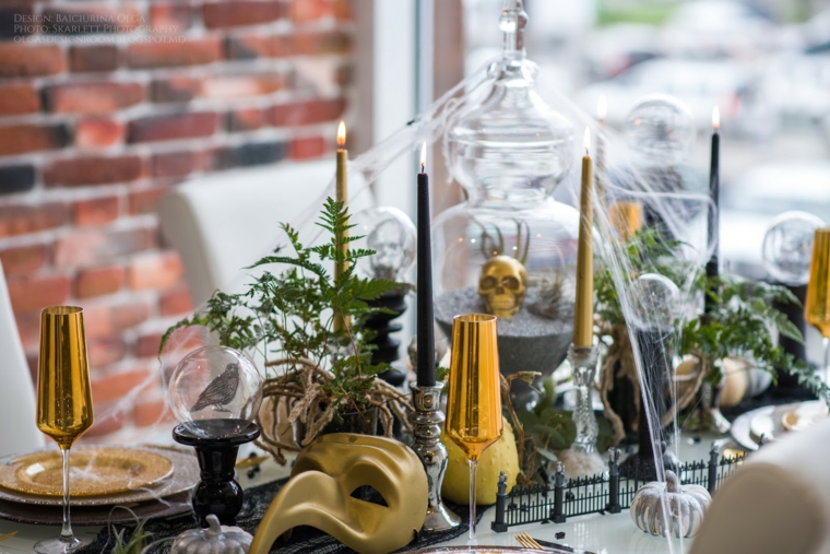 Decoración para mesa Halloween - 90+ ideas originales