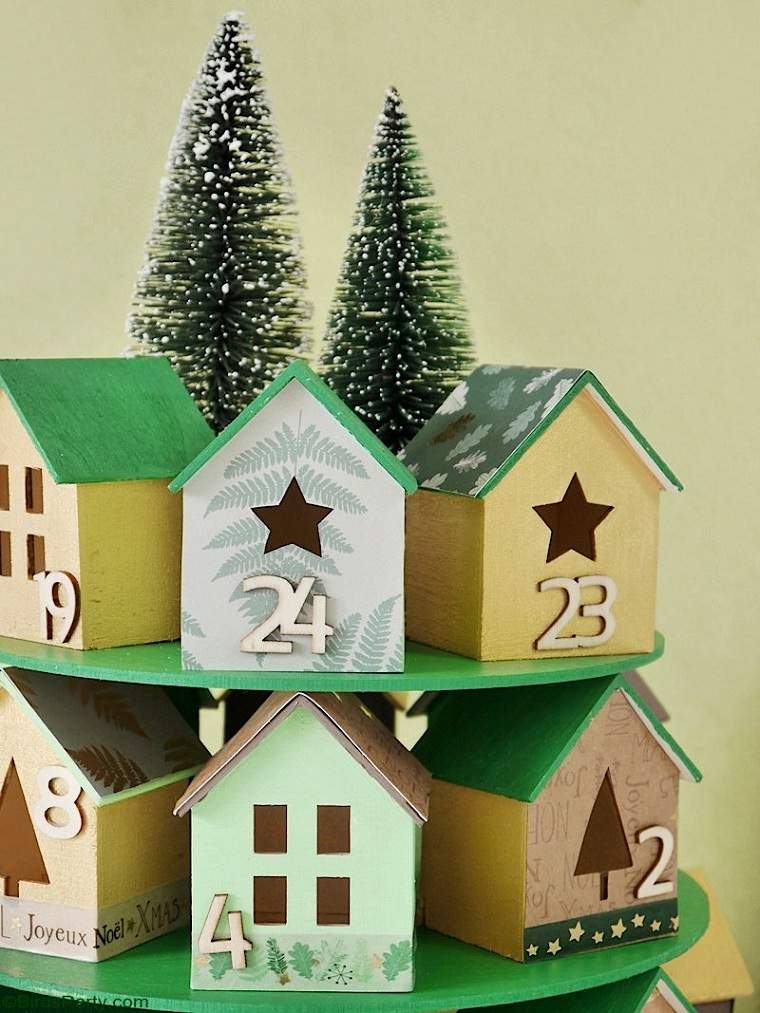 Calendario diciembre-Adviento-cajas-casas