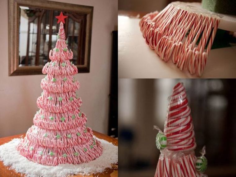 bricolaje casero mini arbol caramelo