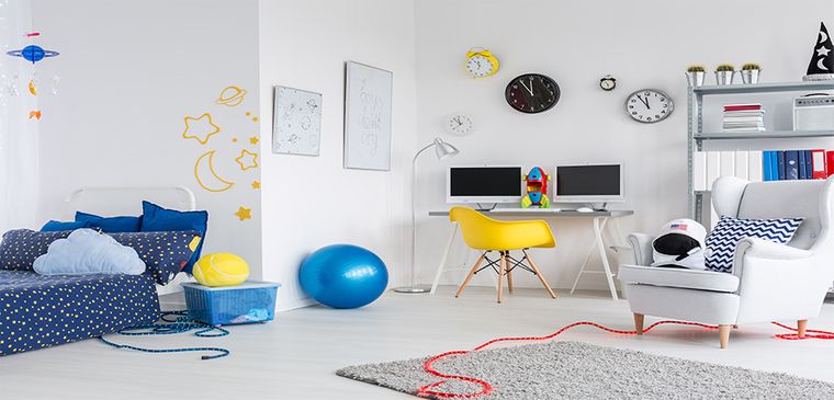 decoración dormitorios infantiles amplios