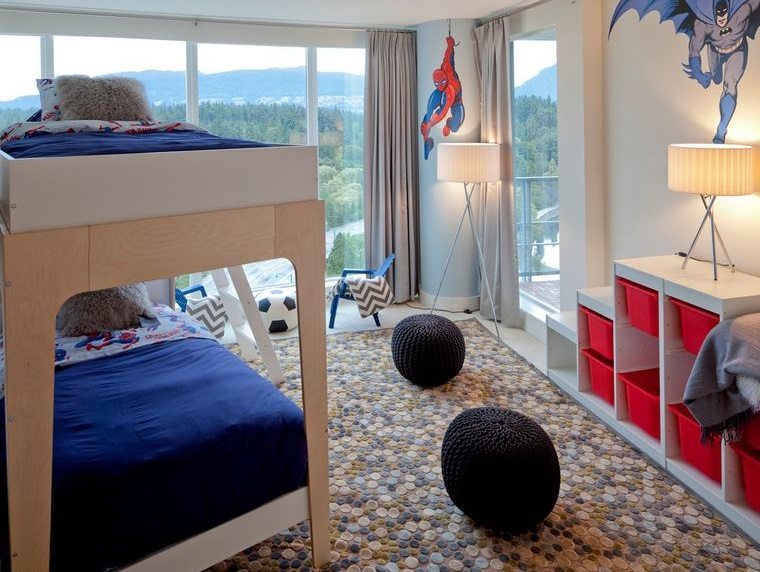 decoración dormitorios infantiles con textura