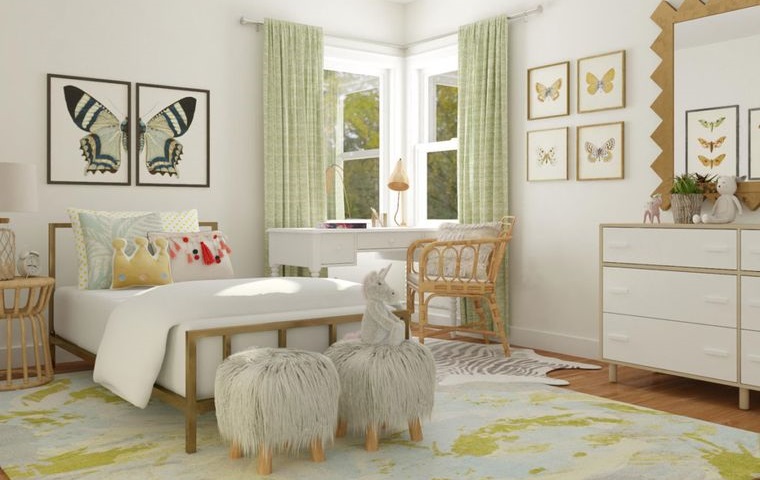 decoración dormitorios infantiles sutiles