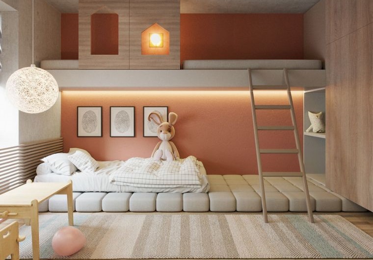 decoración dormitorios infantiles zona juegos