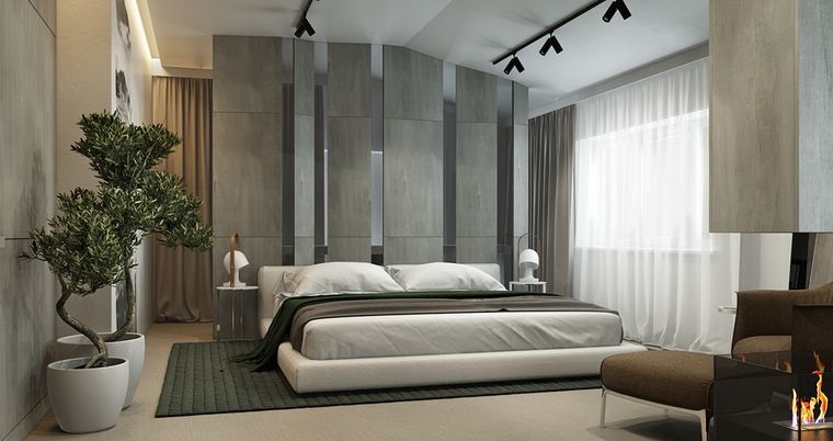 decoración zen gris elegante