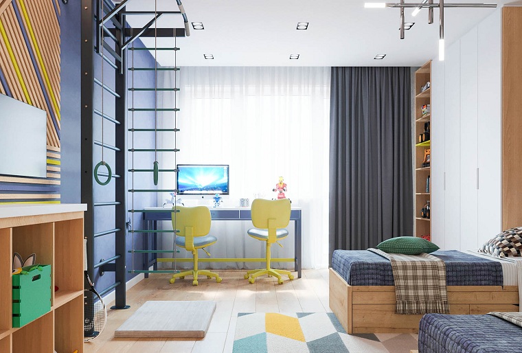 deporte en casa para niños-estudio