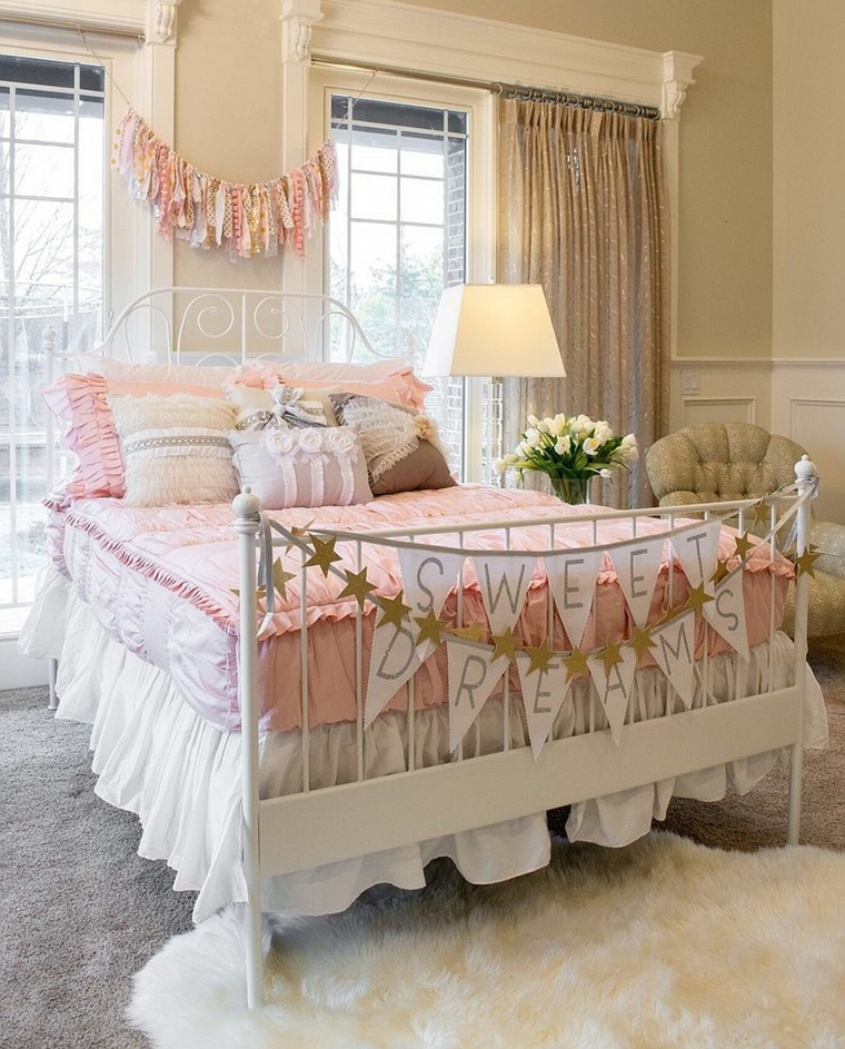 dormitorios-shabby-chic-ideas-cama
