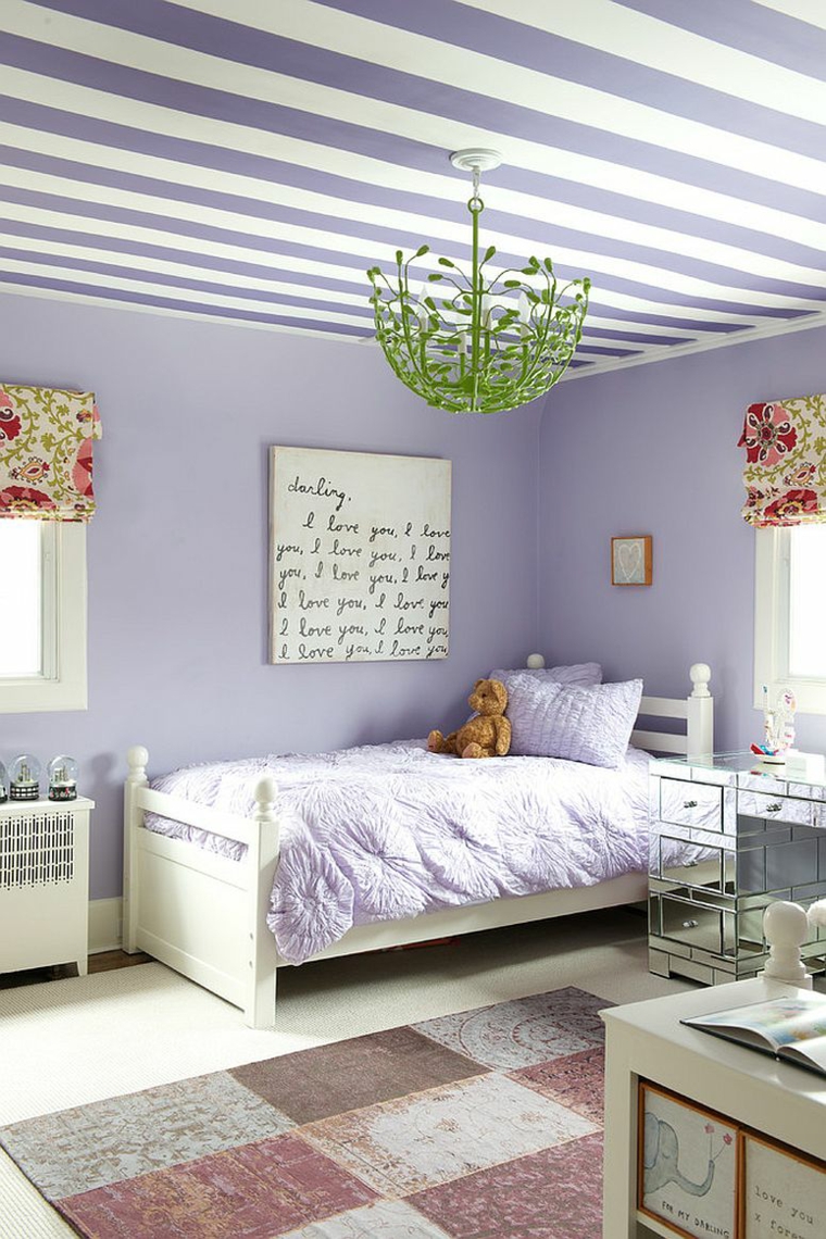 Dormitorios shabby chic ideas-techo