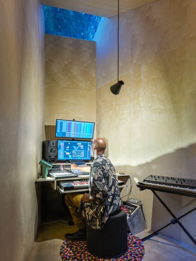 estudio de música iluminacion