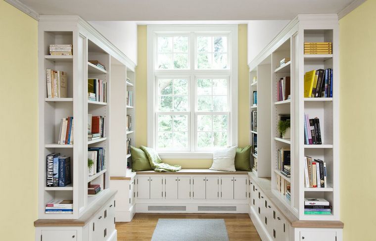 muebles empotrados espacio acogedor
