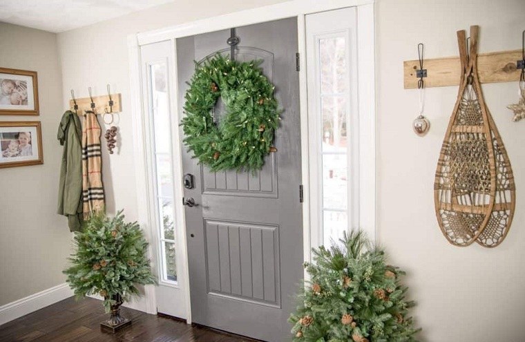 navidad-2020-decorar-corona-puerta