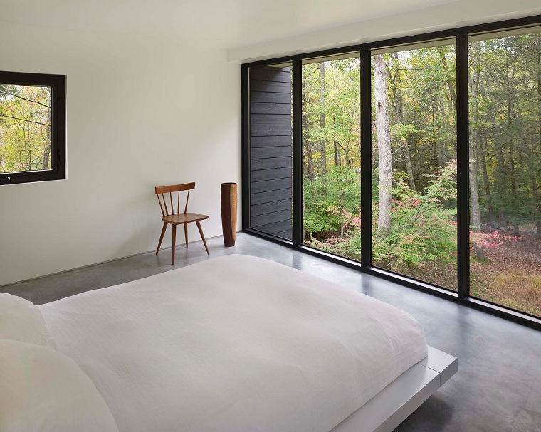 suelo gris-dormitorio-minimalista-suelo-gris