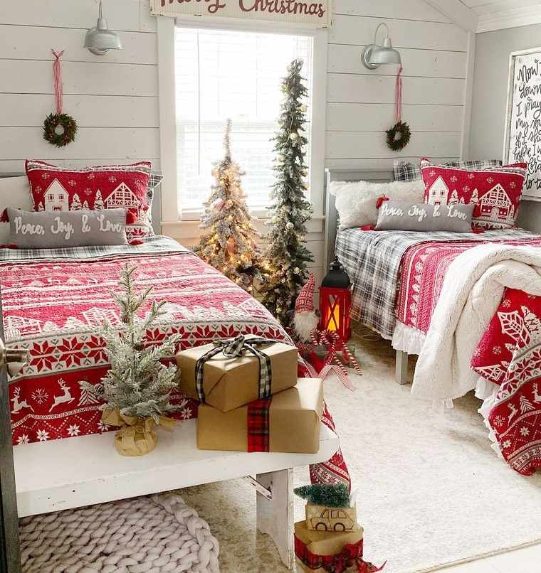 dormitorios infantiles decoracion navideña