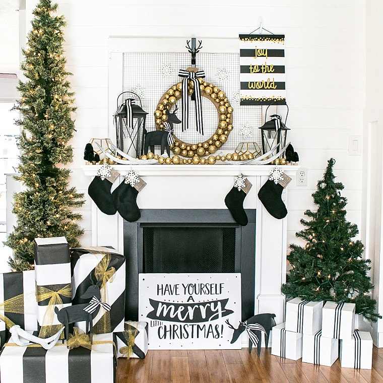 navidad-decorar-casa-negro-dorado