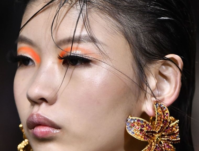 tipos de maquillaje sombra naranja