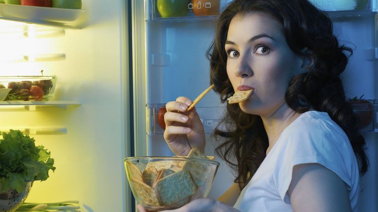 alimentación saludable nocturna
