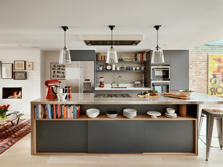 Islas de cocina modernas - Decoración de cocina y combinaciones de