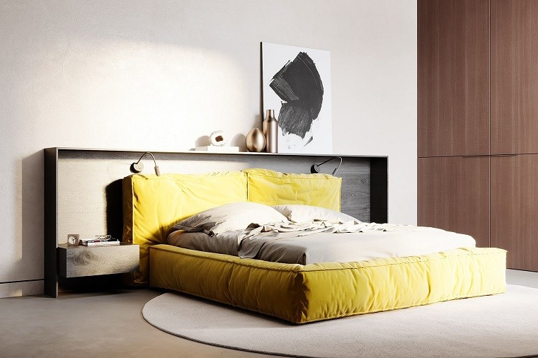 pantone-2021-cama-amarilla-dormitorio
