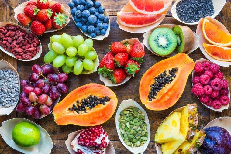 proteínas naturales frutas